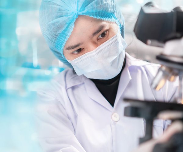 doctor examining something