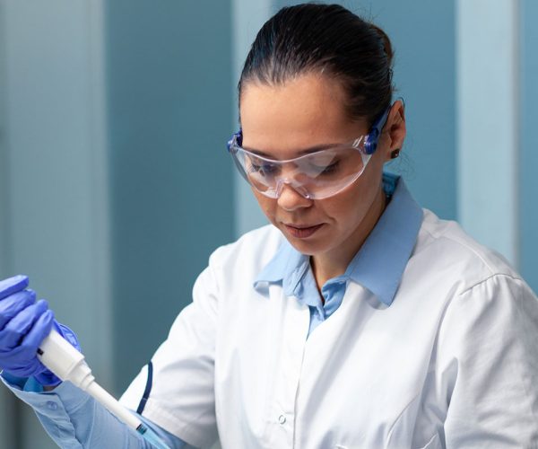 doctor examining something