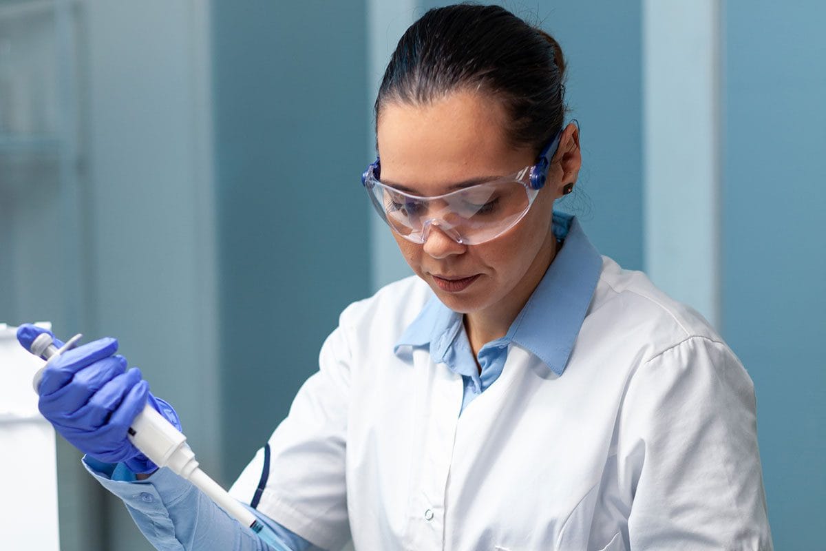 doctor examining something