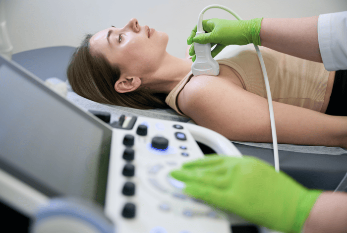 ultrasound is being done